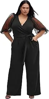 [City Chic] Women's Plus Size Jumpsuit - Asher 3/4