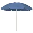 Blue Beach Parasol UV Folding Sunshade Outdoor Umbrella Portable