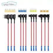 12pc Car Add-a-Circuit Fuse Tap Standard Mini Micro2 Low Profile Fuse Taps 4Type