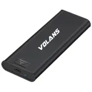 Volans Aluminium M.2 SATA SSD to USB-C Enclosure (VL-U3M2S-V)