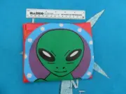Neat ALIEN INFLATABLE BLOW UP INFLATE - UFO Space Rocket Toy NOS