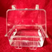 Bird Bath Box Hanging Cage Bathing Tub Toy for Budgies Cockatiels Lovebird