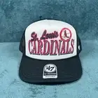 ’47 St. Louis Cardinals MLB Creedence Foam Trucker Mens Black Adjustable Hat New