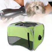 Pet Drying Box Folding Oxford Fabric Windows Pet Drying Crate For Cats Dogs