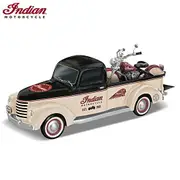 "Classic Cruisers" Indian Motorcycle And Truck Sculpture