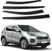 Window Visor, Compatible with Kia Sportage 4 Ql Kx5 Sportage-R 2016-2021 Car Window Deflector Sun Guard Rain Vent Cover