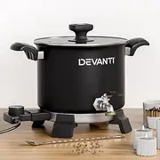 Devanti 5L Wax Melter Candle Making 1200W Melting Pot Furnace Pour Spout Soap
