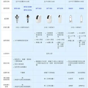 【3M】AP817-2全戶替換濾心 SS802全戶式不鏽鋼淨水系統濾芯 全戶式水塔過濾專用濾心 AP8172 活性碳濾芯