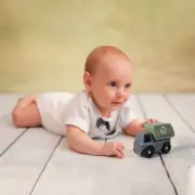 Silicone Baby Teether Games For Babies Mobile Cart Detachable Cartoon Car Toy AU