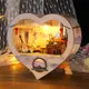 CUTEBEE 中國微縮館 DIY 娃娃屋 袖珍屋 3D木製迷你屋 帶LED燈 DIY玩具 節日禮物