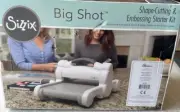 Sizzix 661500 Big Shot Shape Cutting & Embossing Starter Kit-White W/Gray