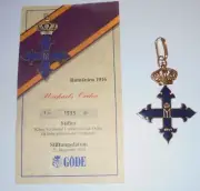 Royal King Ferdinand Military Army Battle War Medal Badge Award Honor Romania EU