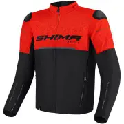 Drift Black Red Textile Motorcycle Jacket
