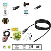 Car 8mm 6 LED Android Phone Endoscope Waterproof Borescope USB Inspection Camera
