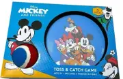 Disney Mickey & Friends Toss & Catch Game 3PC Set 2 Paddles &1 Ball-NEW! Ages 3+