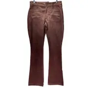 Cabin Core Arizona Jeans Womens 9 Brown Corduroy High Rise Bootcut Pants