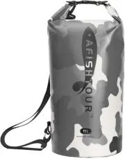 AFISHTOUR Waterproof Floating Dry Bag for Men Women - 12L Roll Top Sack Keeps Ge