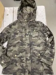 LUCKY Brand Women's Army Camo Hooded Jacket Medium NWT