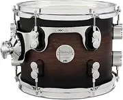 PDP Concept Maple Tom, 10" x 8", Satin Charcoal Burst Lacquer