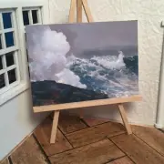 Miniature Dollhouse Room Box Wall Art Homer Ocean Cliffs Classic Handmade