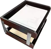 Dacasso Leather Side-Load Letter Trays