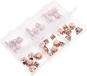 [TEHAUX] Secure Badges Replacement Pin Backs 40pcs Flat Round Brooch Pin Backs Locking Clasp for Professional Use