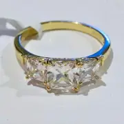 Bella Luce 18k Yellow Gold over 925 Ring Size 10 NWT