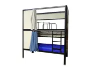 PRIVACY SINGLE BUNK BED - FLASH BLACK