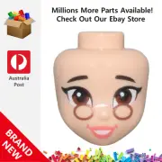 Genuine LEGO™ Light Nougat Mini Doll Head Friends 104938 6454987 New