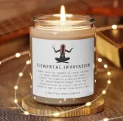 Connect with the Element of Fire: Practical Magic Scented Candle - 9oz Vegan Wax