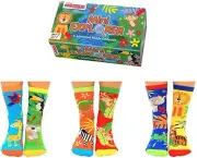 United Oddsocks Children's Novelty Mini Explorer Socks - Kid`s Novelty Socks