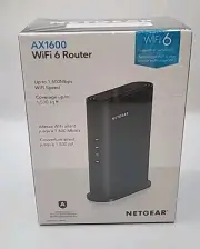 AX1600 WiFi Router (RAX5)NETGEAR 4-Stream Dual-Band WiFi 6 Router, 1.6Gbps