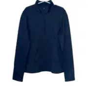 Adidas Youth Navy Climate Control Quarter Zip Pullover Golf Jacket Size Medium