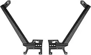 Car Headlight Brackets Fit for Jeep Wrangler JL 2018 2019 + 52 Inch LED Work Light Bar Steel Windshield Bracket with Lower Corner Brackets Tube clamp