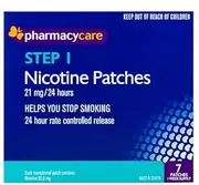 NEW Pharmacy Care Nicotine Patches 21 mg - 7 patches