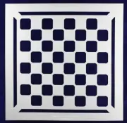 Chess/Checkerboard Stencil w/Border 14 Mil -15" X 15" - Painting /Crafts/ Templa