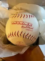 New! Vintage Dudley Red Heat MSP47 WS-12RF ASA Softball in Box