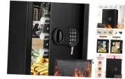 2.5 Cu ft Large Home Safe Fireproof Waterproof, Fireproof Safe 2.5 Cubic Feet