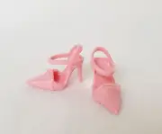 Barbie Doll Pink Shoes w/ Heels, Straps, Pointy Tips - Mattel, for Muse Model