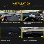 Dash Mat 92-96 For Ford F150 F250 F450 F350 Car Sun Shade Pad Dashboard Cover (for: Ford)