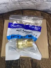 Jones Stephens Plumbite 3/4”x 3/4" MPT Adaptor C77418LF (6 Pack)