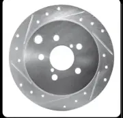 R1 Concepts Rear Disc Brake Rotor for Subaru (631-13025L-R) 2 Rotors