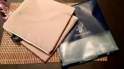 PHANTOSCOPE OUTDOOR WATERPROOF LINEN PILLOW COVERS ~KHAKI BEIGE ~ 18 X 18 #J09