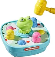 Interactive Whack Mole Game, Educational Pounding Toy for, Early Learning Hammer Toy, Whack-A-Mole Activity Toy for Boys Over 18 Months, Developmental Toy for Motor Skills and Coordination