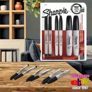 NEW: Sharpie Permanent Markers, Multi-Tip Pack, Fine/Ultra Fine/Chisel Tip Black