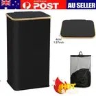 Laundry Hamper with Lid 100L Large Laundry Hamper with Handle & Lid Collapsible