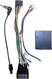 2 Din Car Radio Connector Socket Cable Power Wiring Harness with CAN Bus Compatible for Fiat Grande Punto Linea 2007