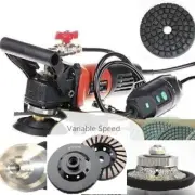 3/16" Demi Bullnose Granite Wet Polisher 30 marble concrete grinding cup buffer