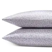 Sky Leopard Sateen Standard Pillowcases, Set of 2 - Exclusive