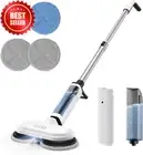 Cordless Electric Mop, Upgraded Power Spin Mop for Floor Cleaning, Dual-Motor Sp